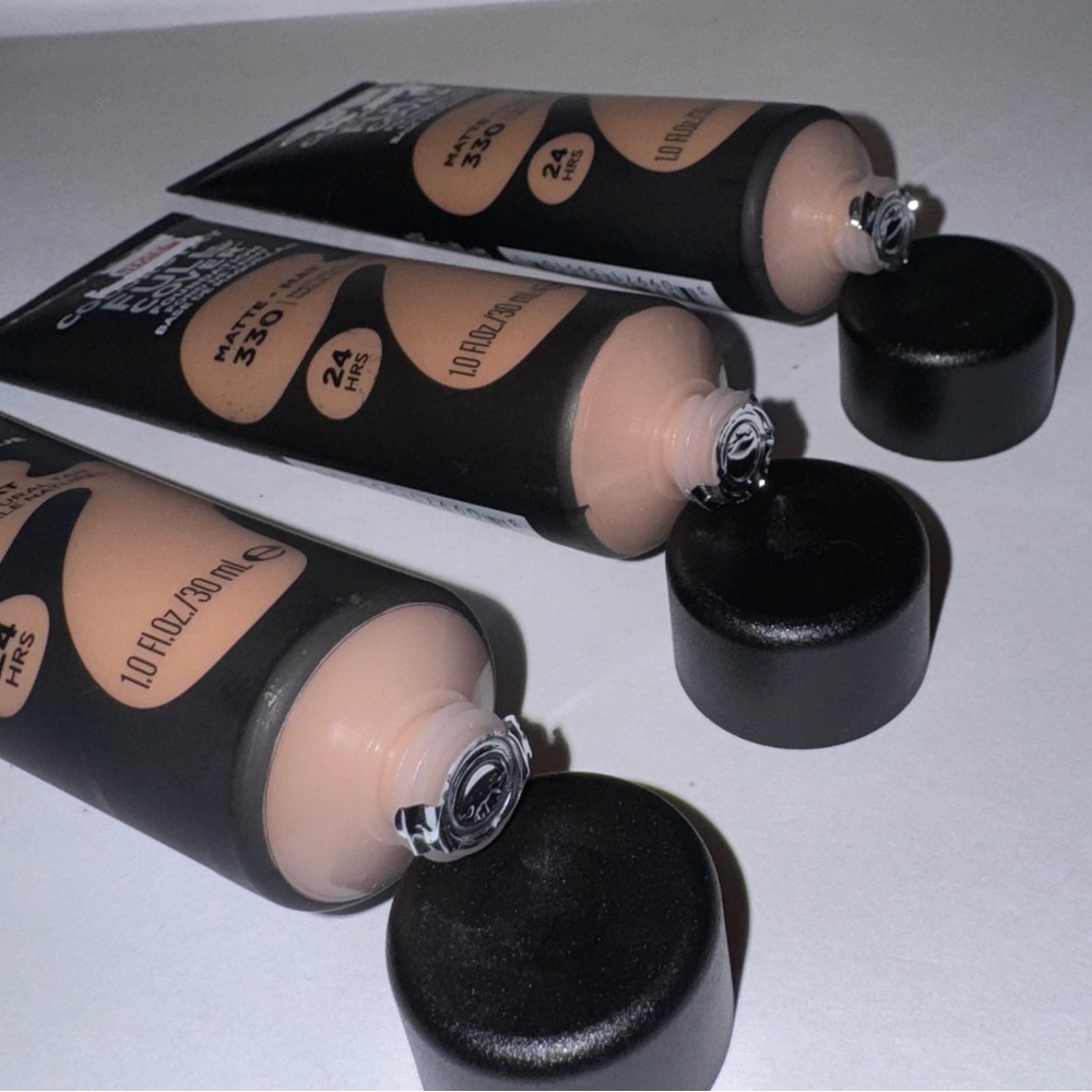 x3 Shade 330 NATURAL TAN - REVLON Colorstay FULL COVER Matte Foundation - sealed - Picture 2 of 3